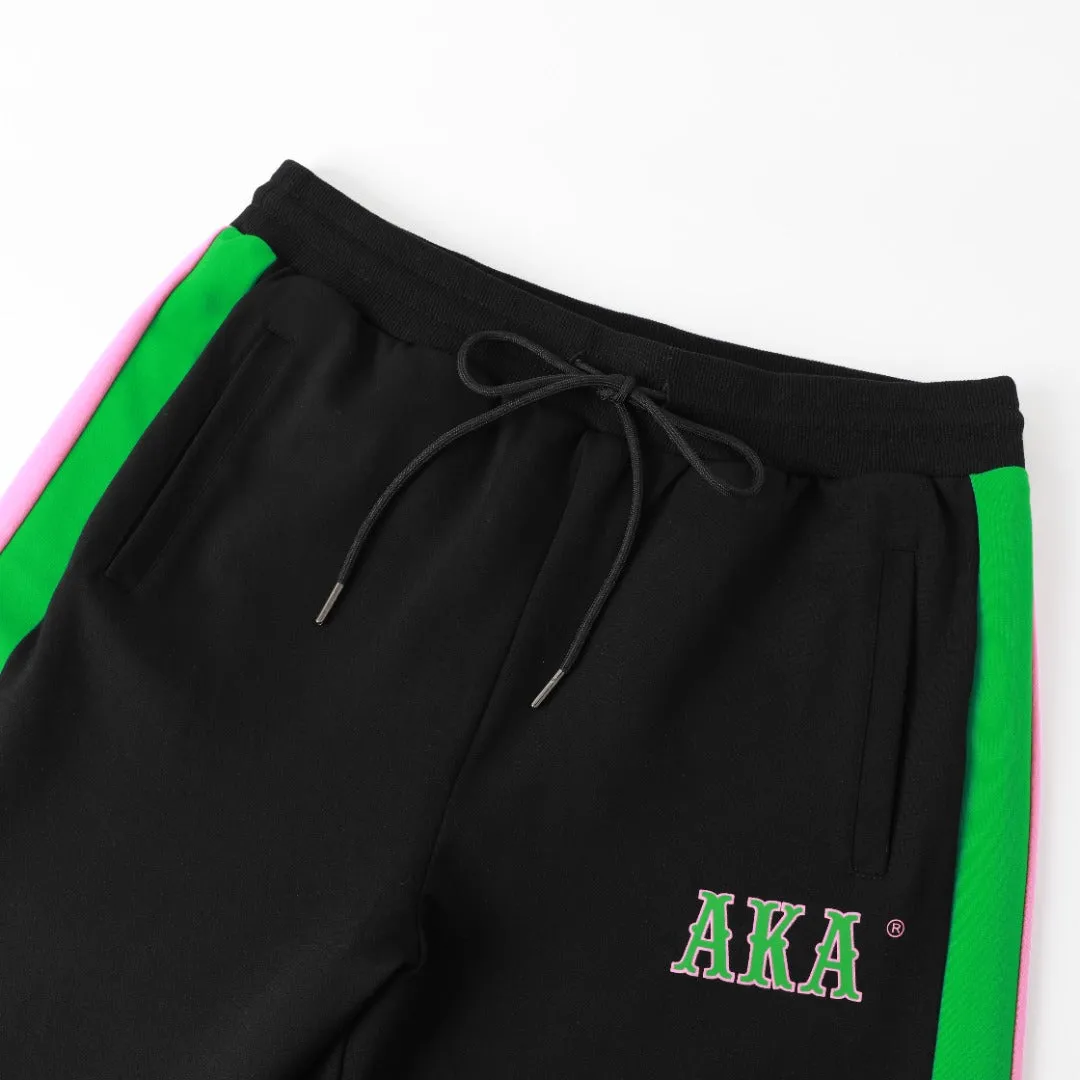 AKA Black Tech Fleece Joggers