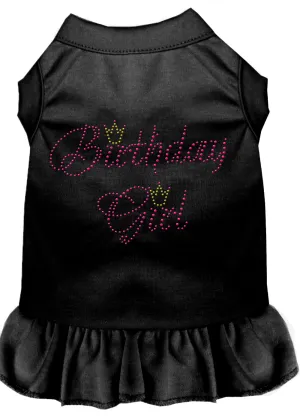 Birthday Girl Rhinestone Dress Black Xxl