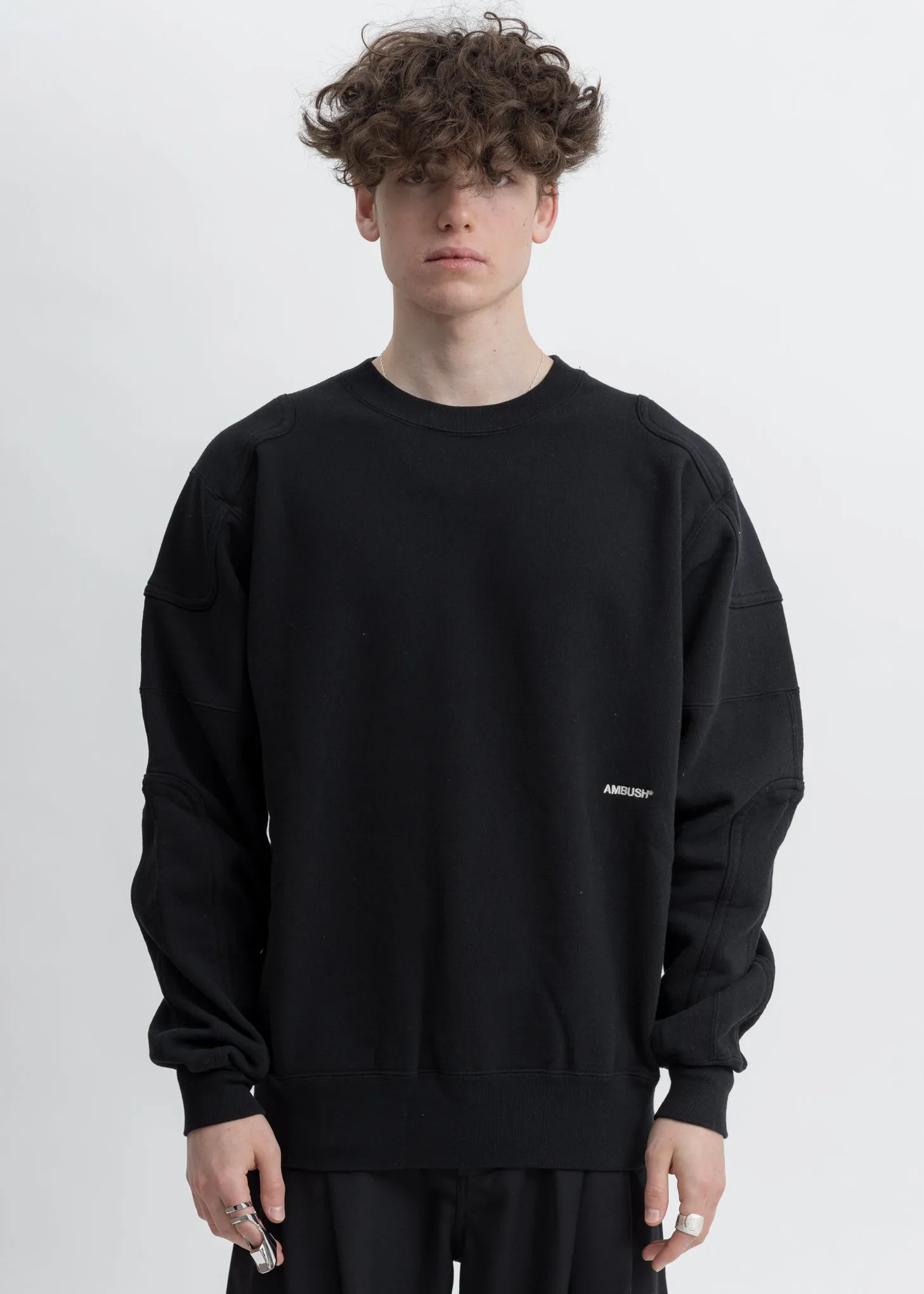 Black Panel Sweater