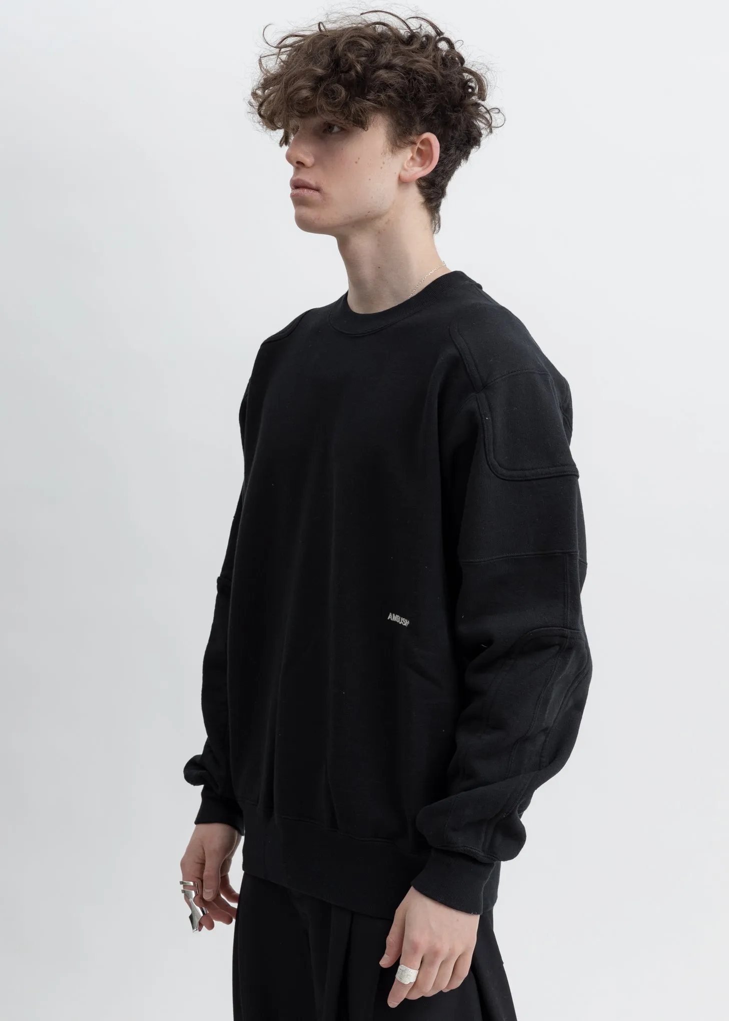 Black Panel Sweater