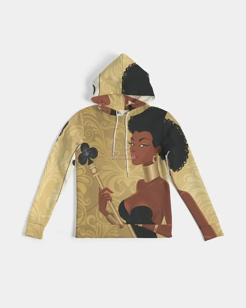 Black Queen Card Women's Hoodie