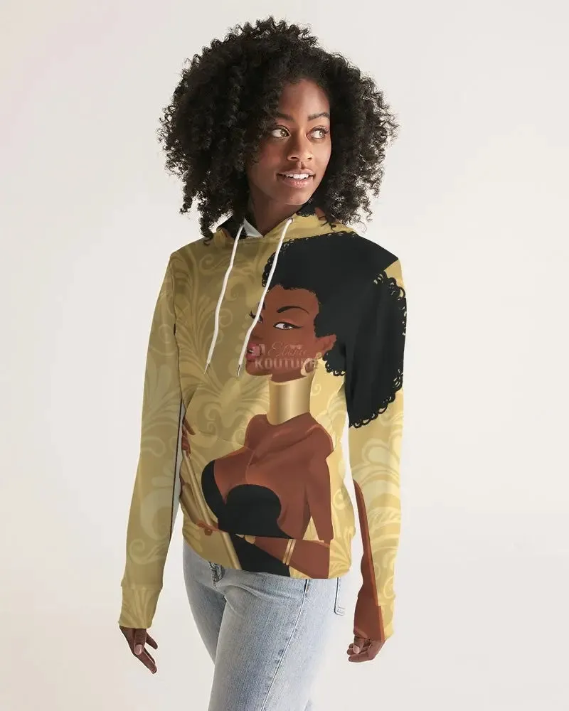 Black Queen Card Women's Hoodie
