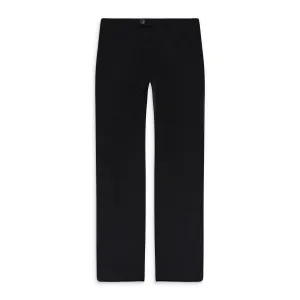 BLACK WOVEN BUMSTER TAILORED TROUSERS