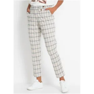 Bodyflirt Beige Jacquard Trousers