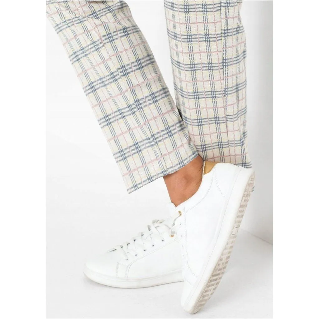 Bodyflirt Beige Jacquard Trousers