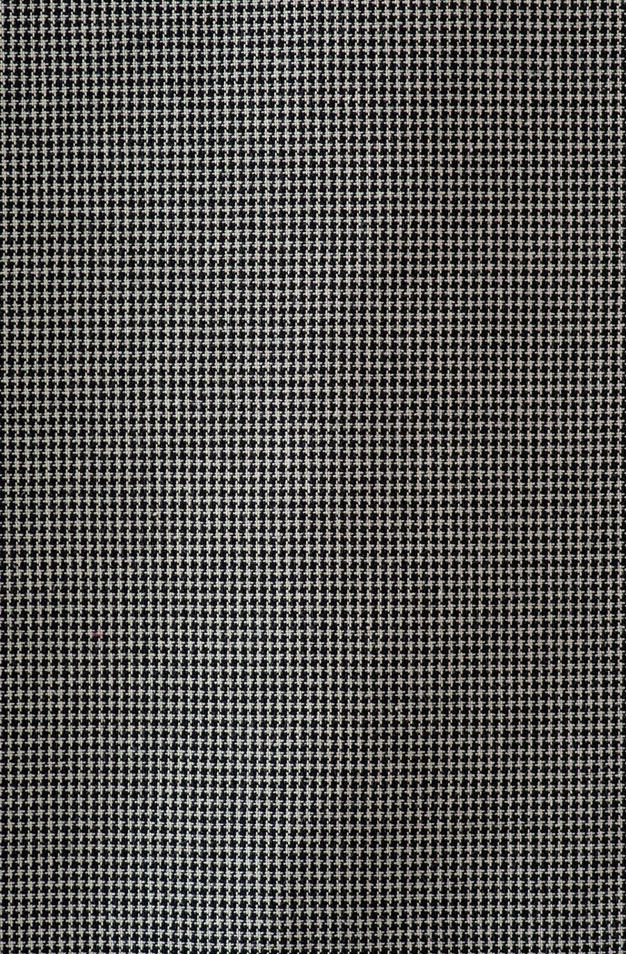 charcoal houndstooth cotton