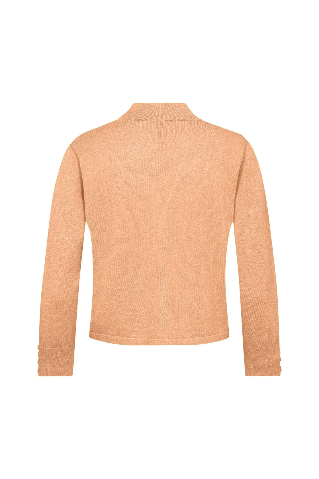 Dollie Open-Front Cardigan - Papaya