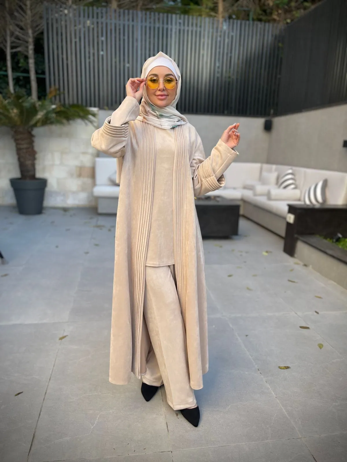 Elegant Suede Set