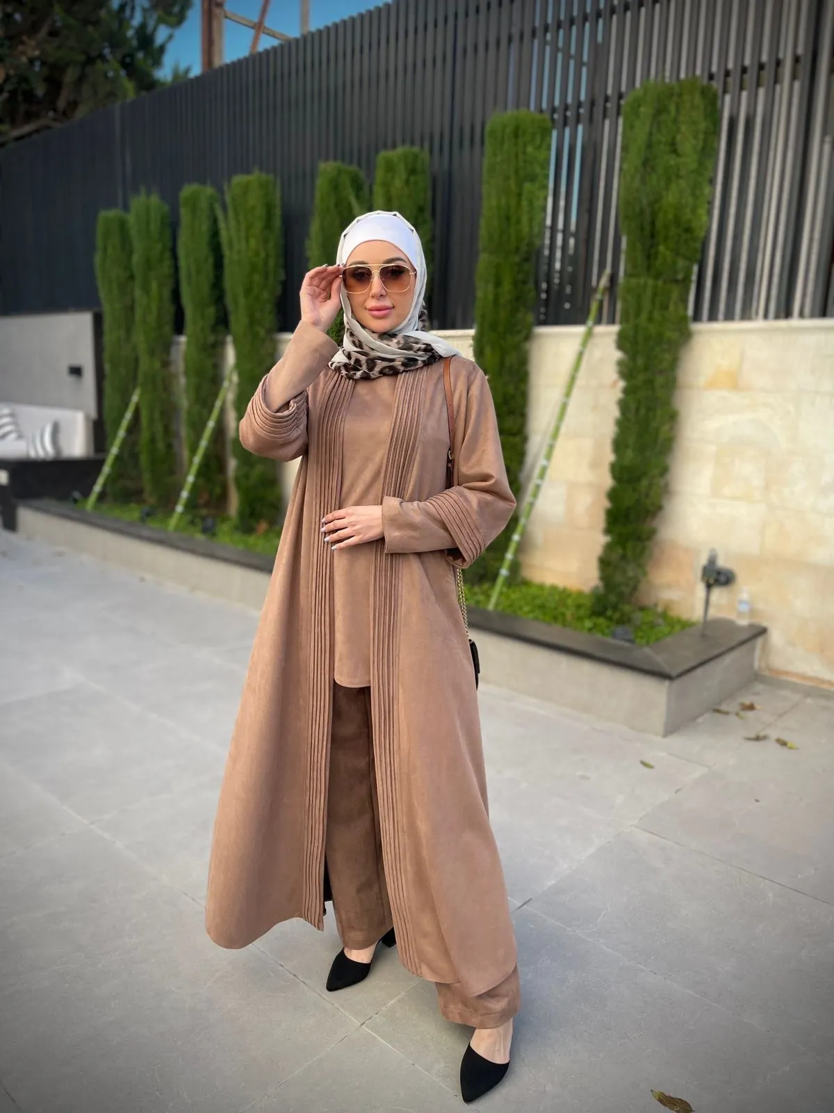 Elegant Suede Set