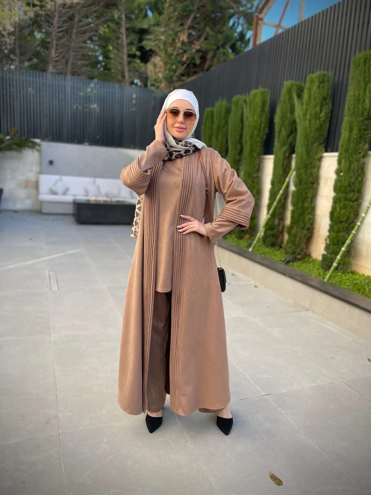 Elegant Suede Set