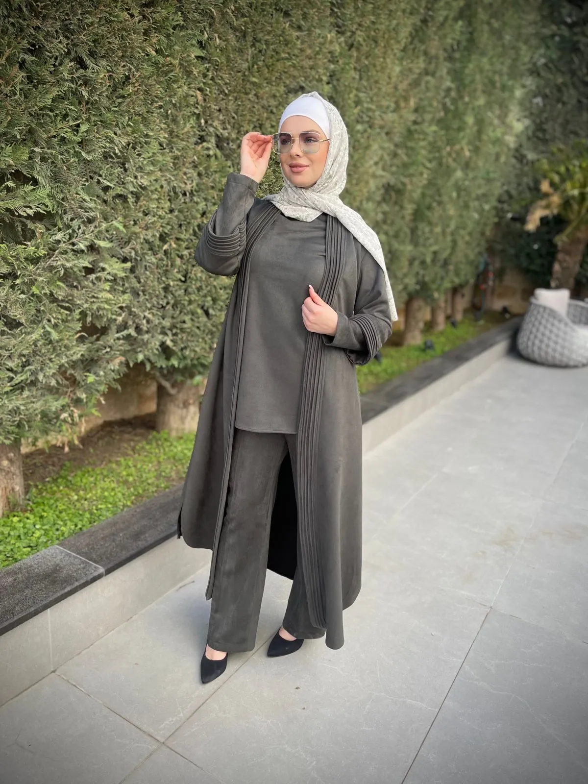 Elegant Suede Set
