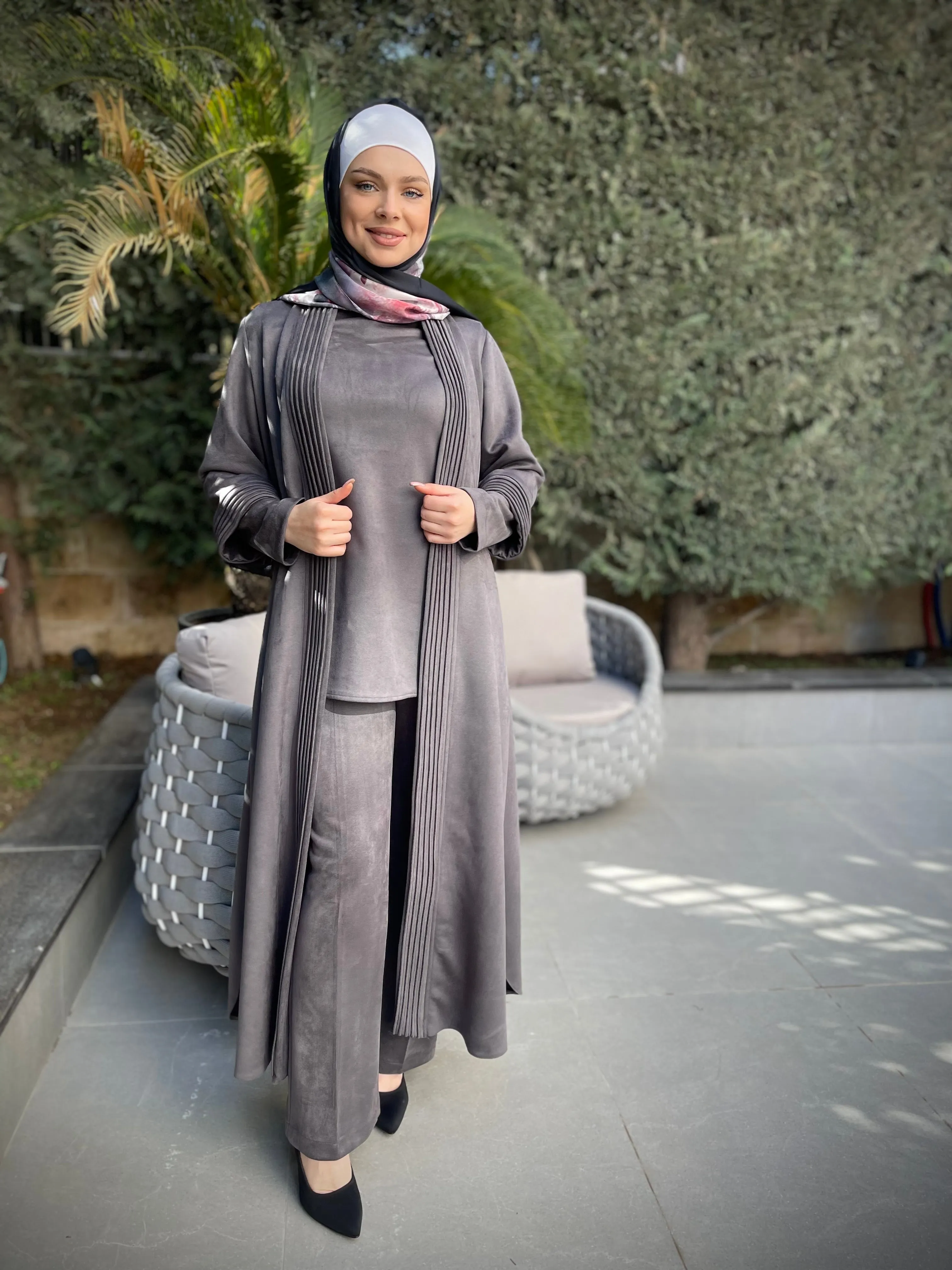 Elegant Suede Set