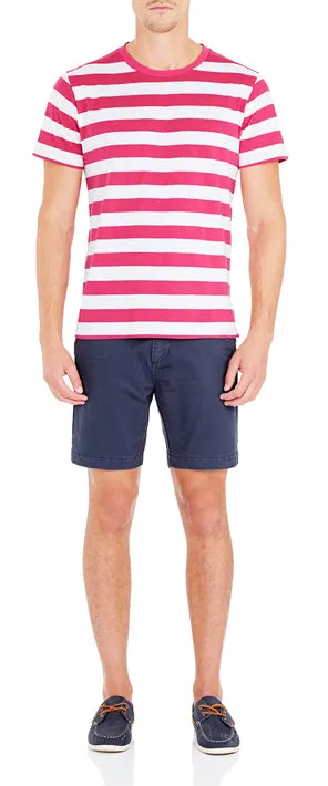 Elliot Wide Stripe T-Shirt Whtx