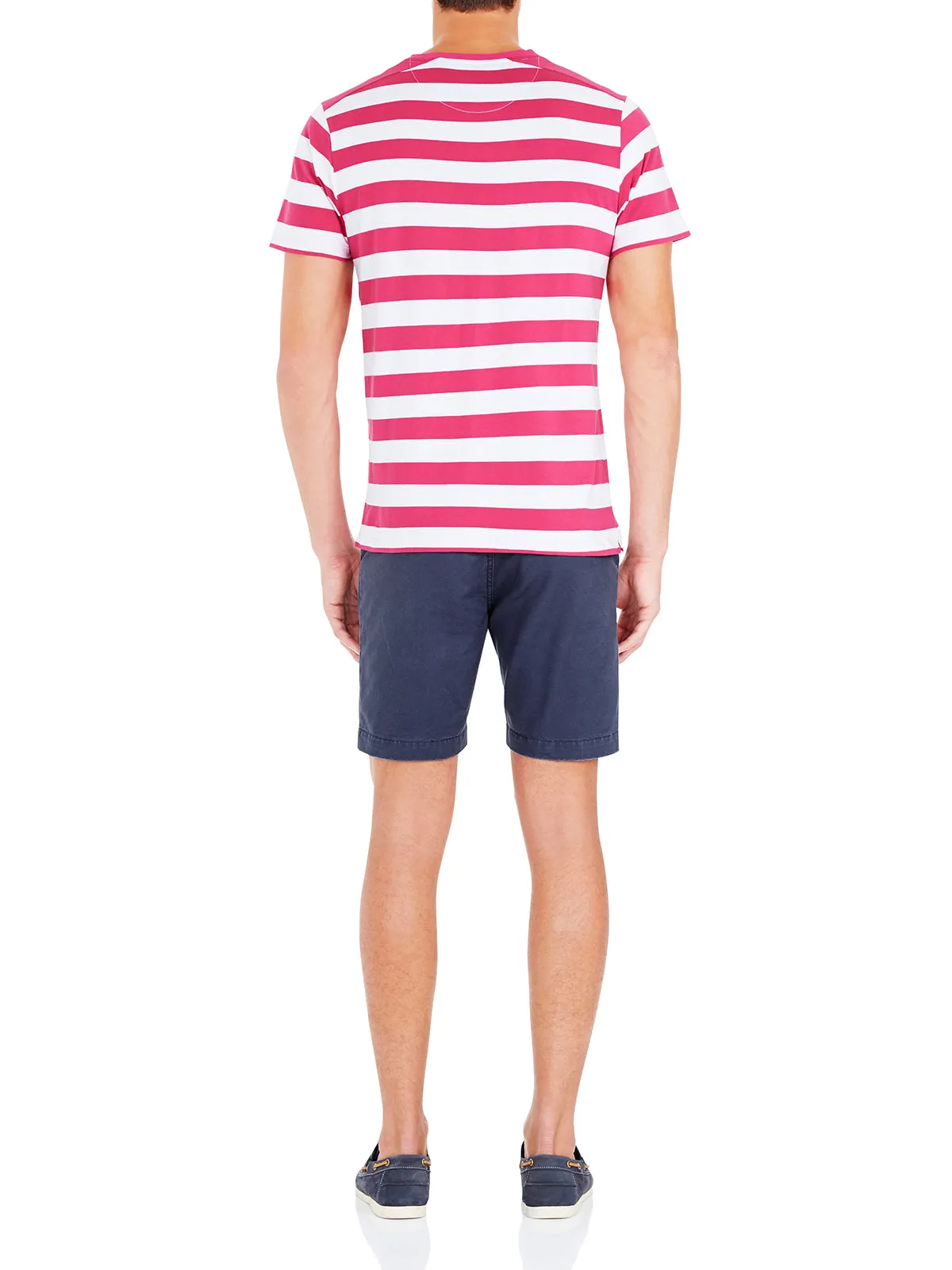 Elliot Wide Stripe T-Shirt Whtx