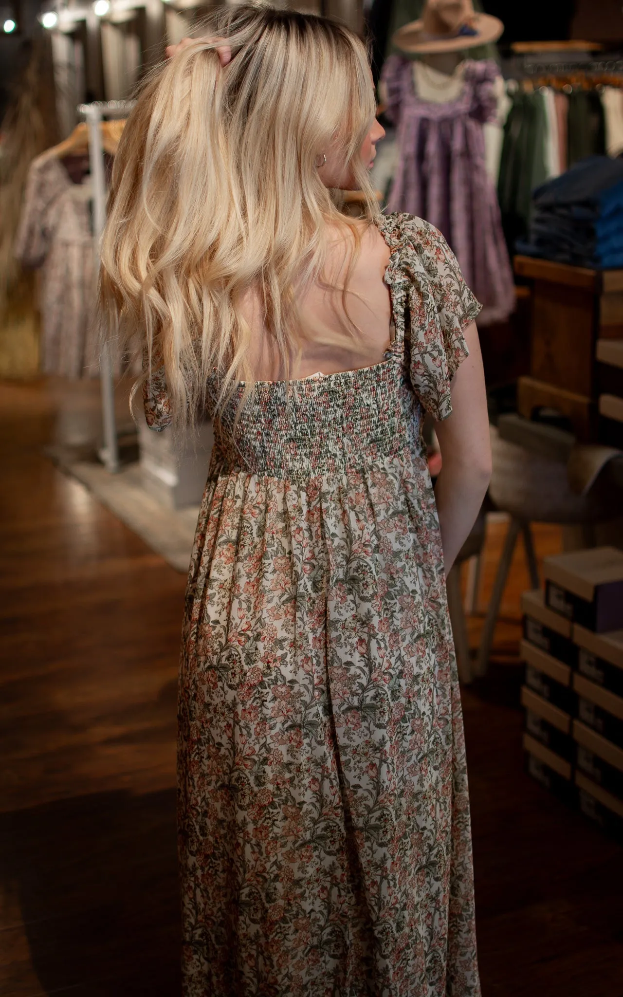 Flirty Floral Maxi Dress