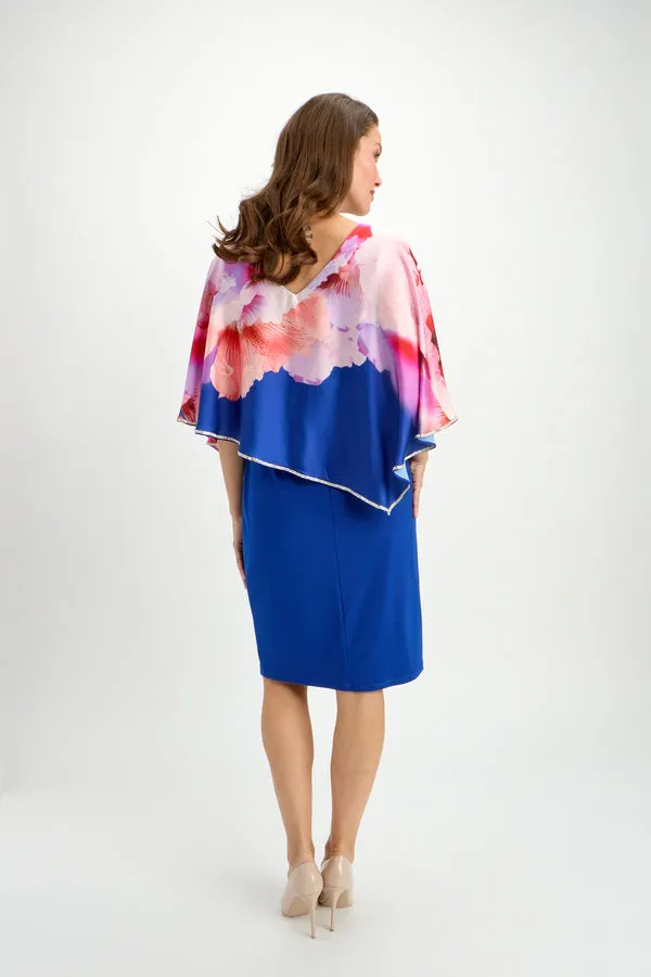 Frank Lyman - Floral Midi Dolman Dress Style - 242163