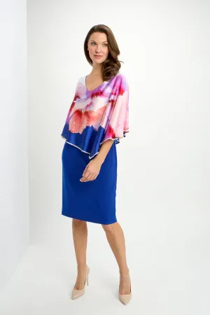 Frank Lyman - Floral Midi Dolman Dress Style - 242163