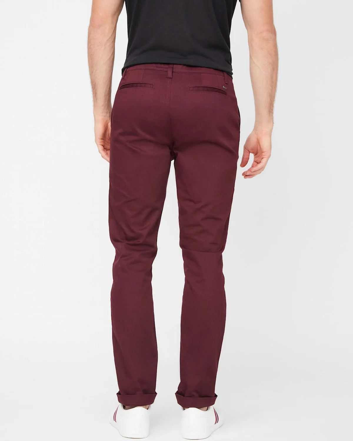Guess Silvestre Sateen Pants Marmont red