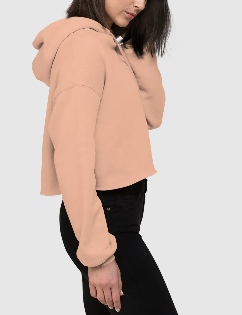 Hate you 2 | Back Print Crop Hoodie