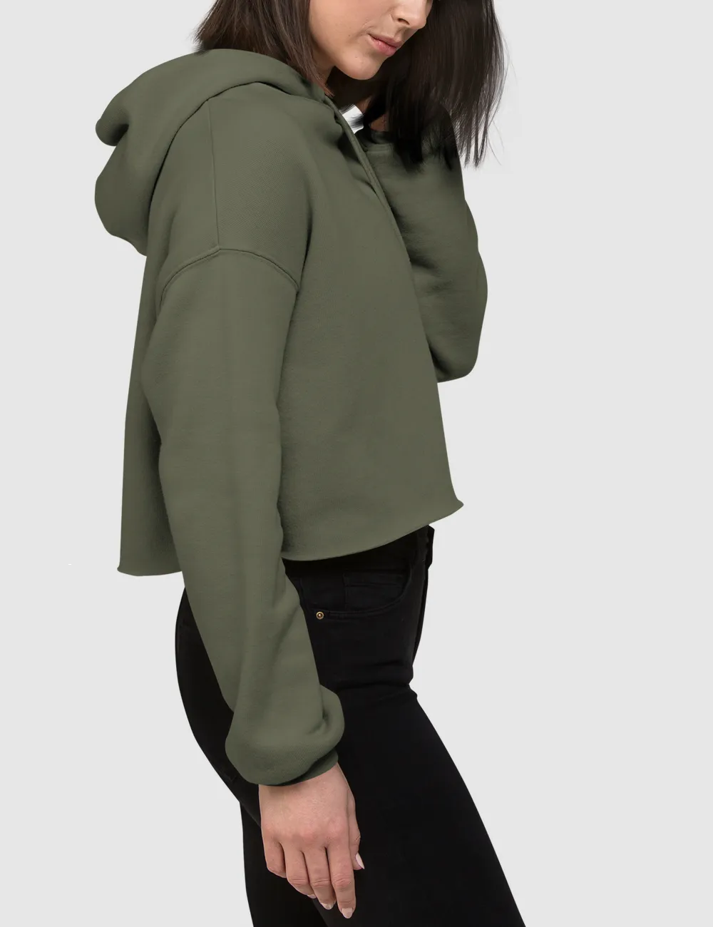 Hate you 2 | Back Print Crop Hoodie