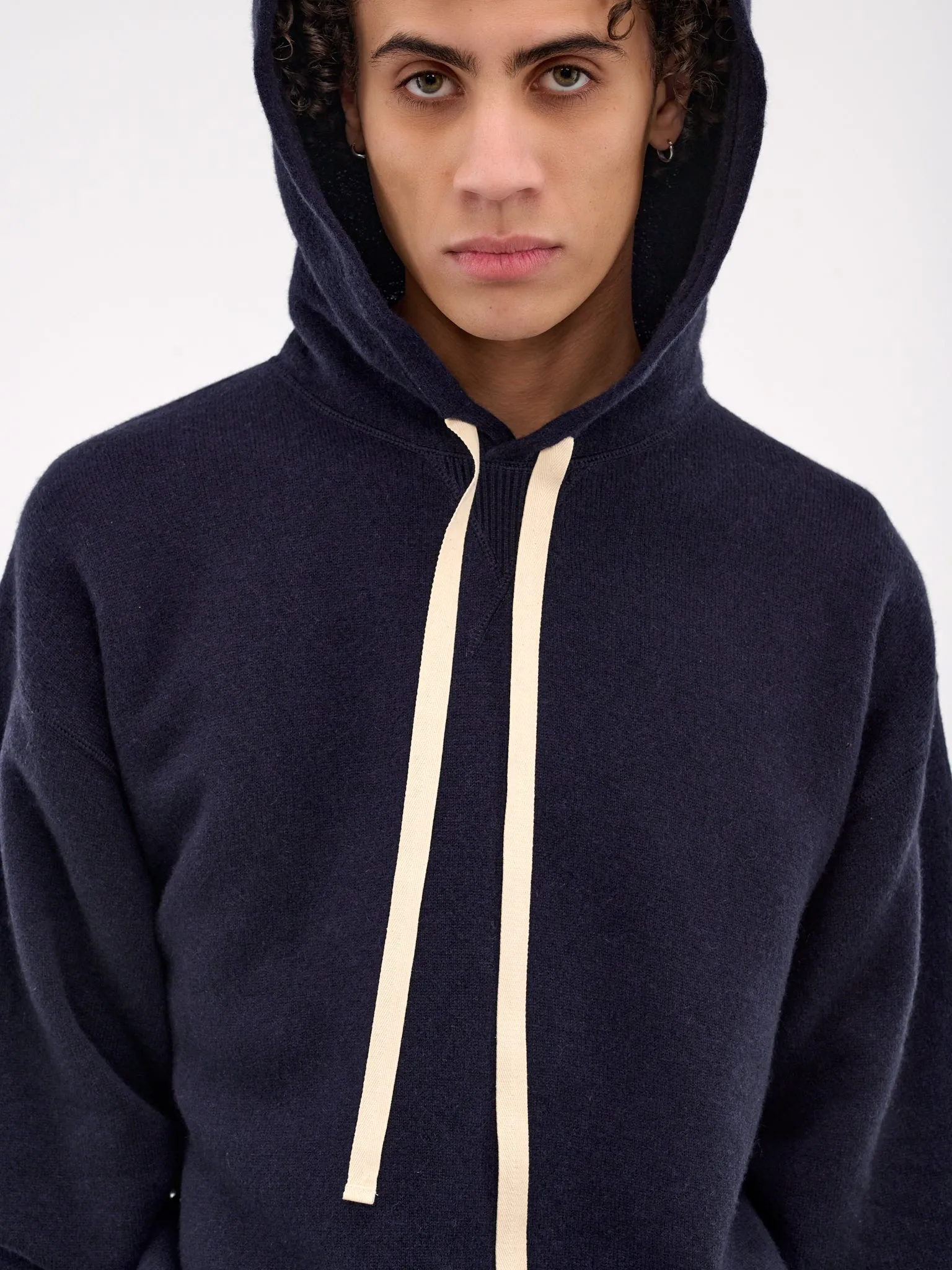 Knit Hoodie (J47GU0130-J13276-INDIGO)