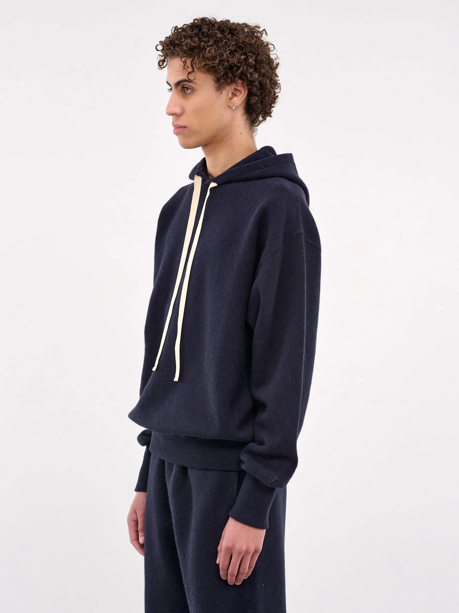 Knit Hoodie (J47GU0130-J13276-INDIGO)