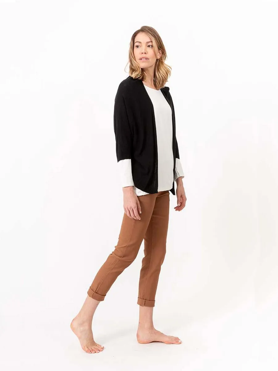 Knitted 3/4 Sleeve Cardigan