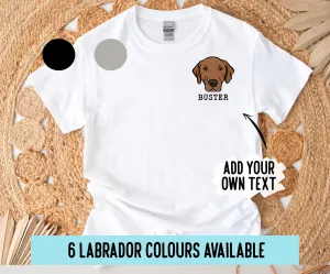 Labrador T-Shirt with Custom Text
