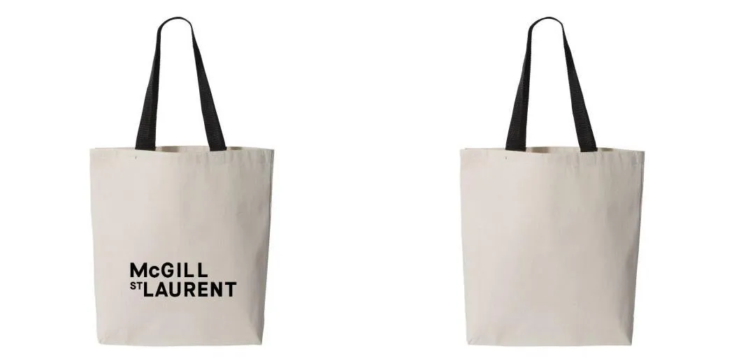 Medium Tote Bags 11-Litres | Q-Tees Q4400 | Medium Embroidery (7″ X 7″)