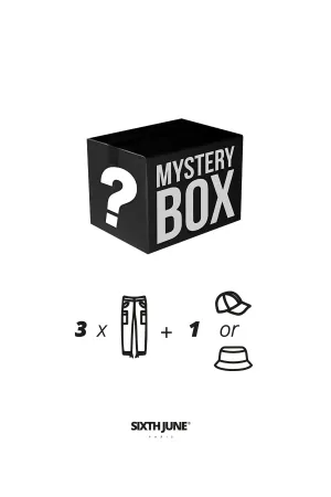 MEN Mystery box : 3 Pants   1 hat