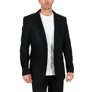 Men's Black Western Sport Coat