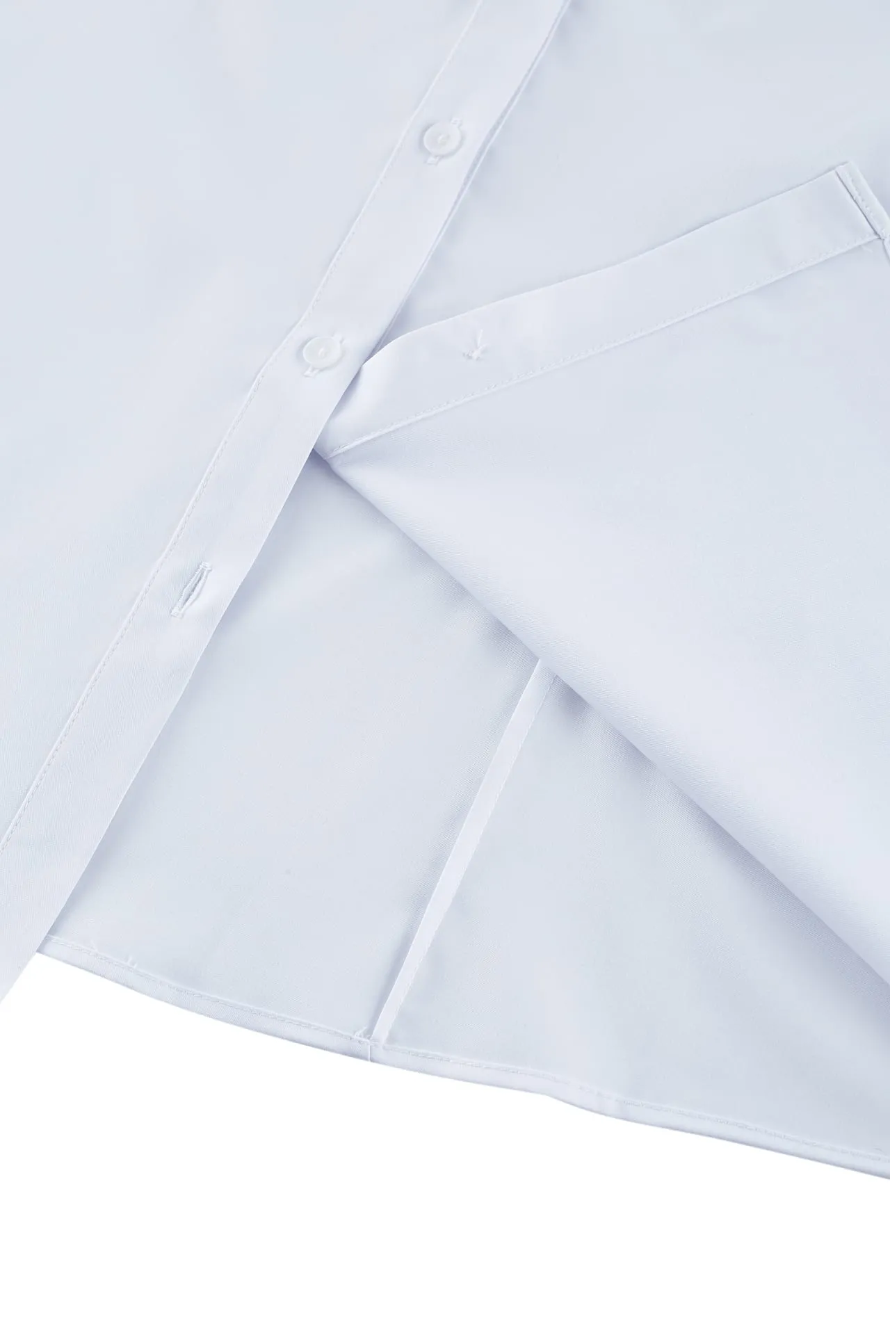 Modal Ruffled Collar Shirt