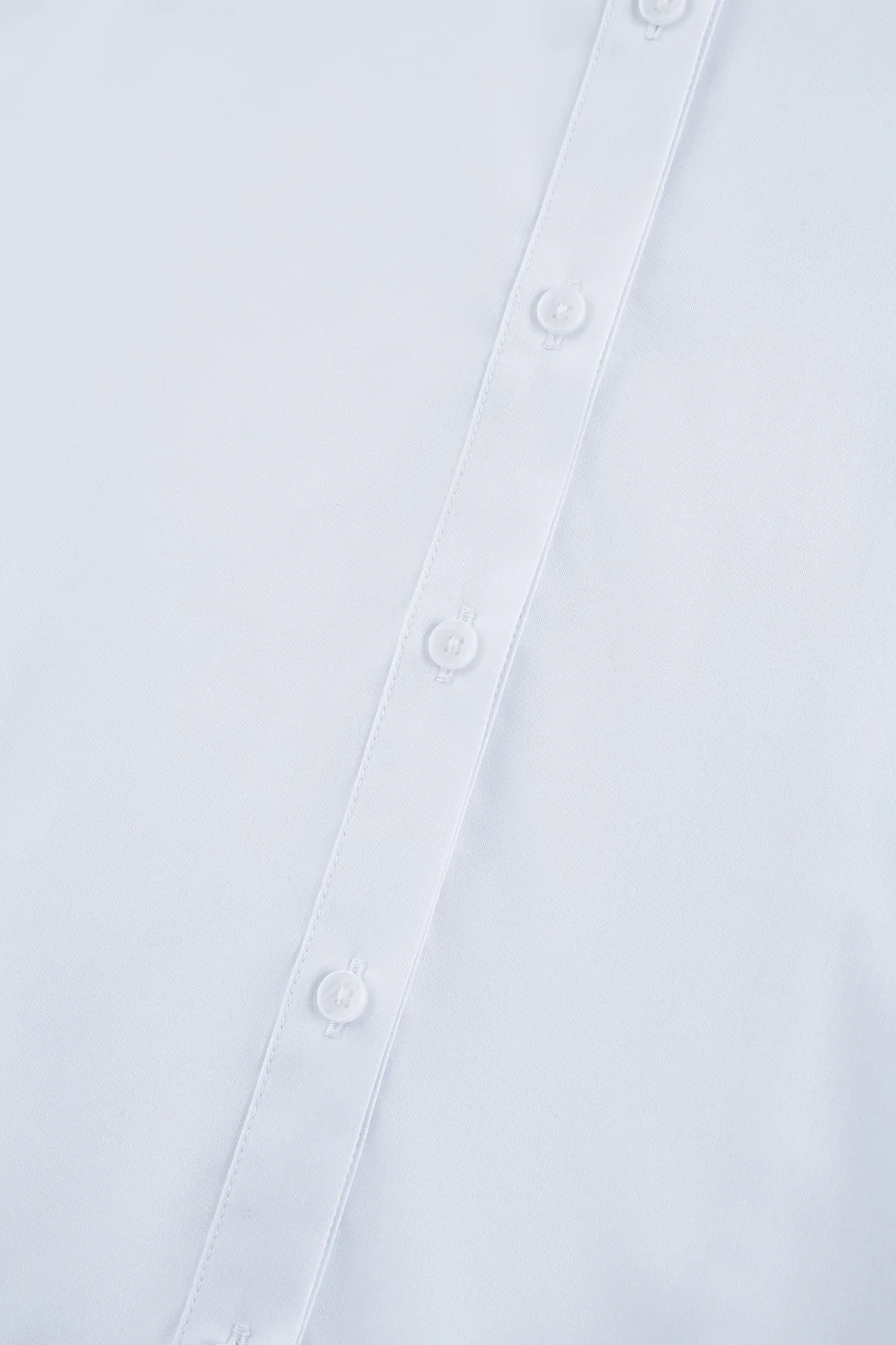 Modal Ruffled Collar Shirt