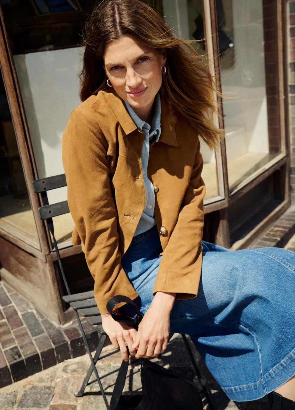 Nema Suede Cropped Jacket - Part Two