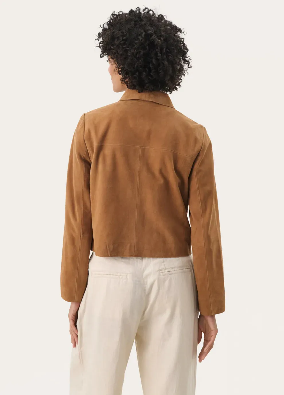 Nema Suede Cropped Jacket - Part Two