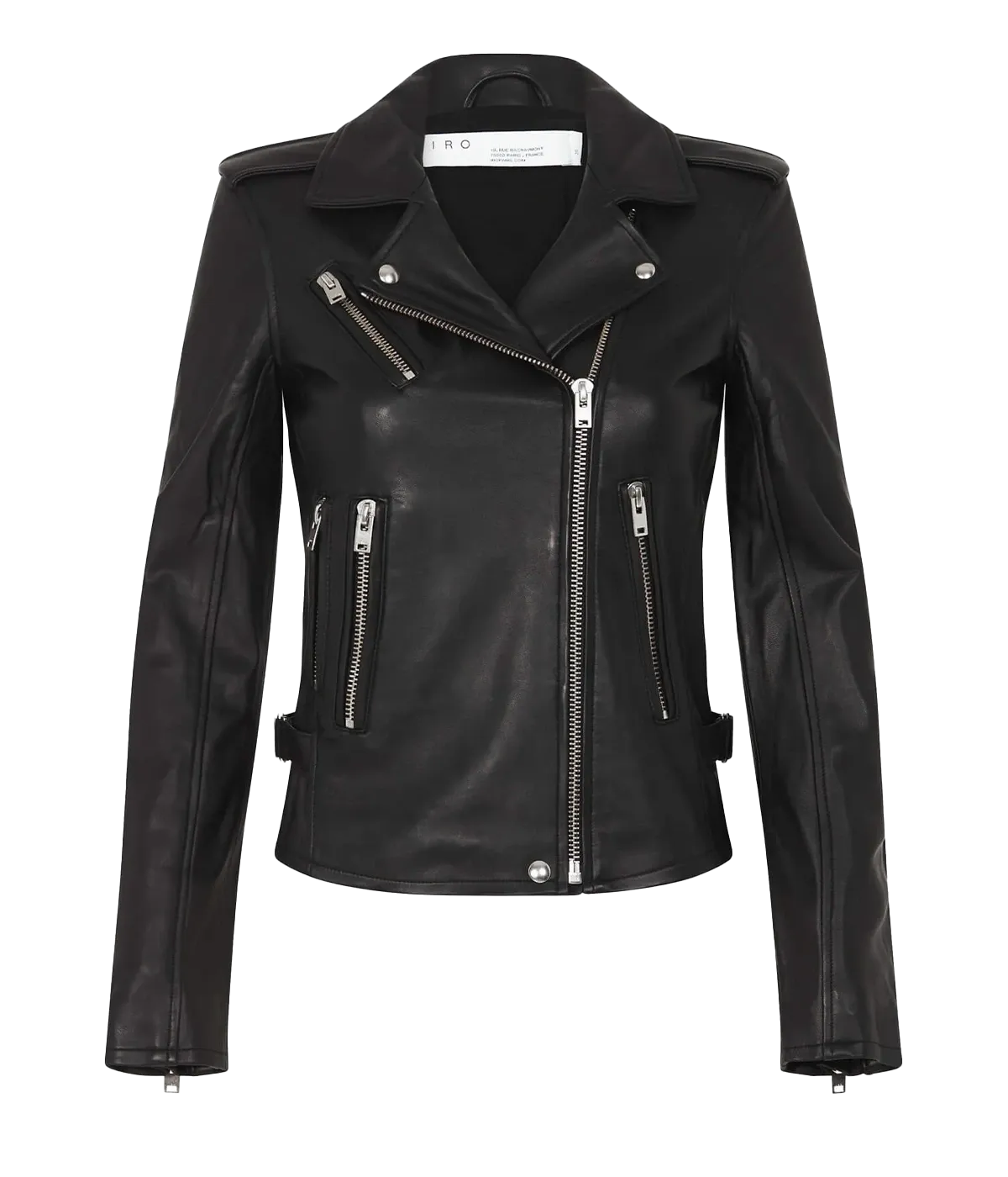 Newhan Biker Jacket in Black