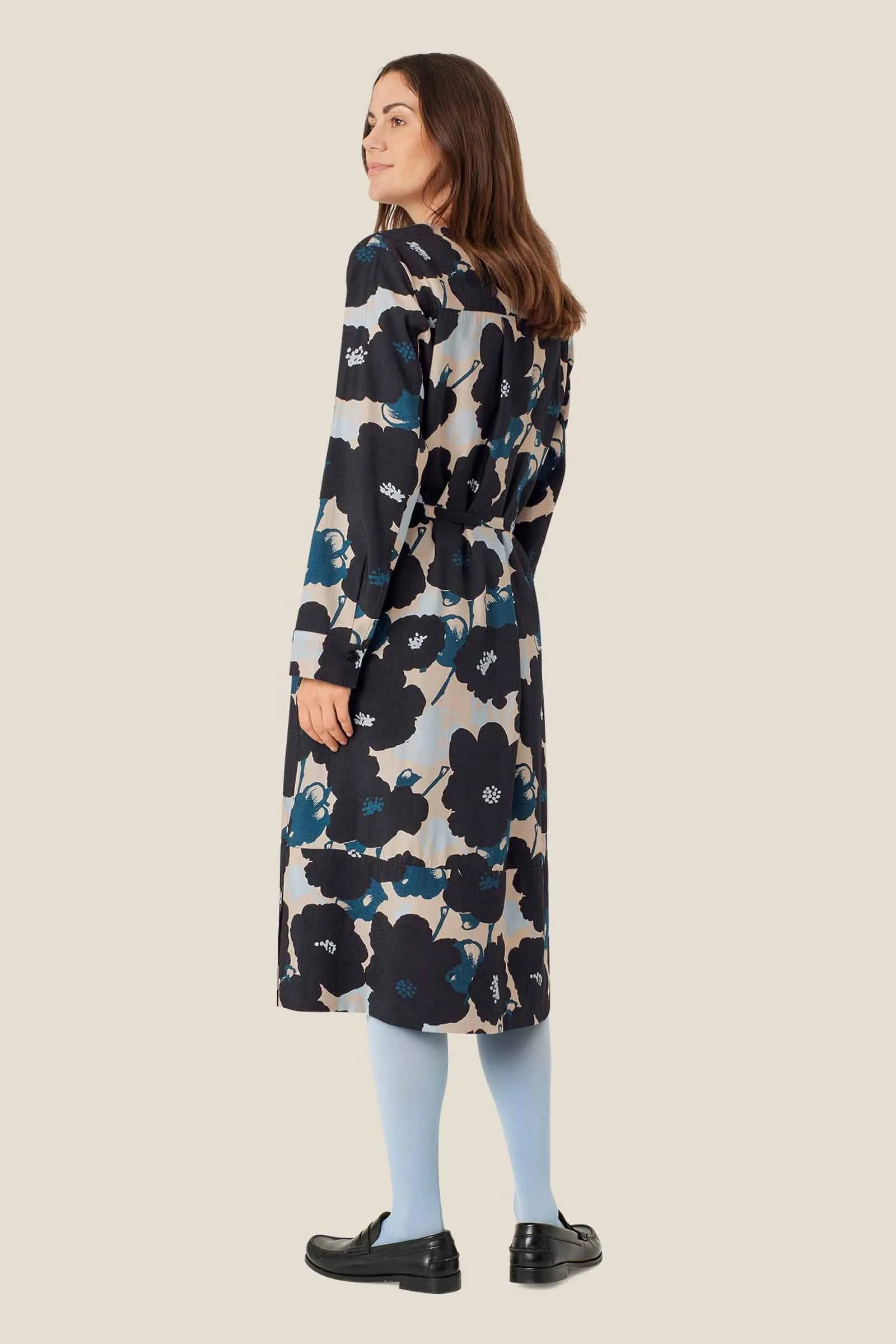 Nishan Printed Dress - Moonlit Ocean