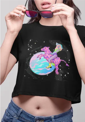 Over The Moon Crop Top