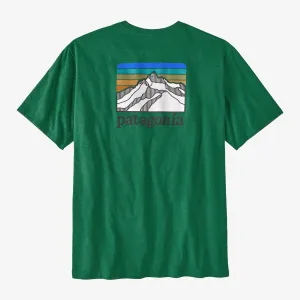 PATAGONIA - Men's Line Logo Ridge Pocket Responsibili-Tee® - GATHER GREEN