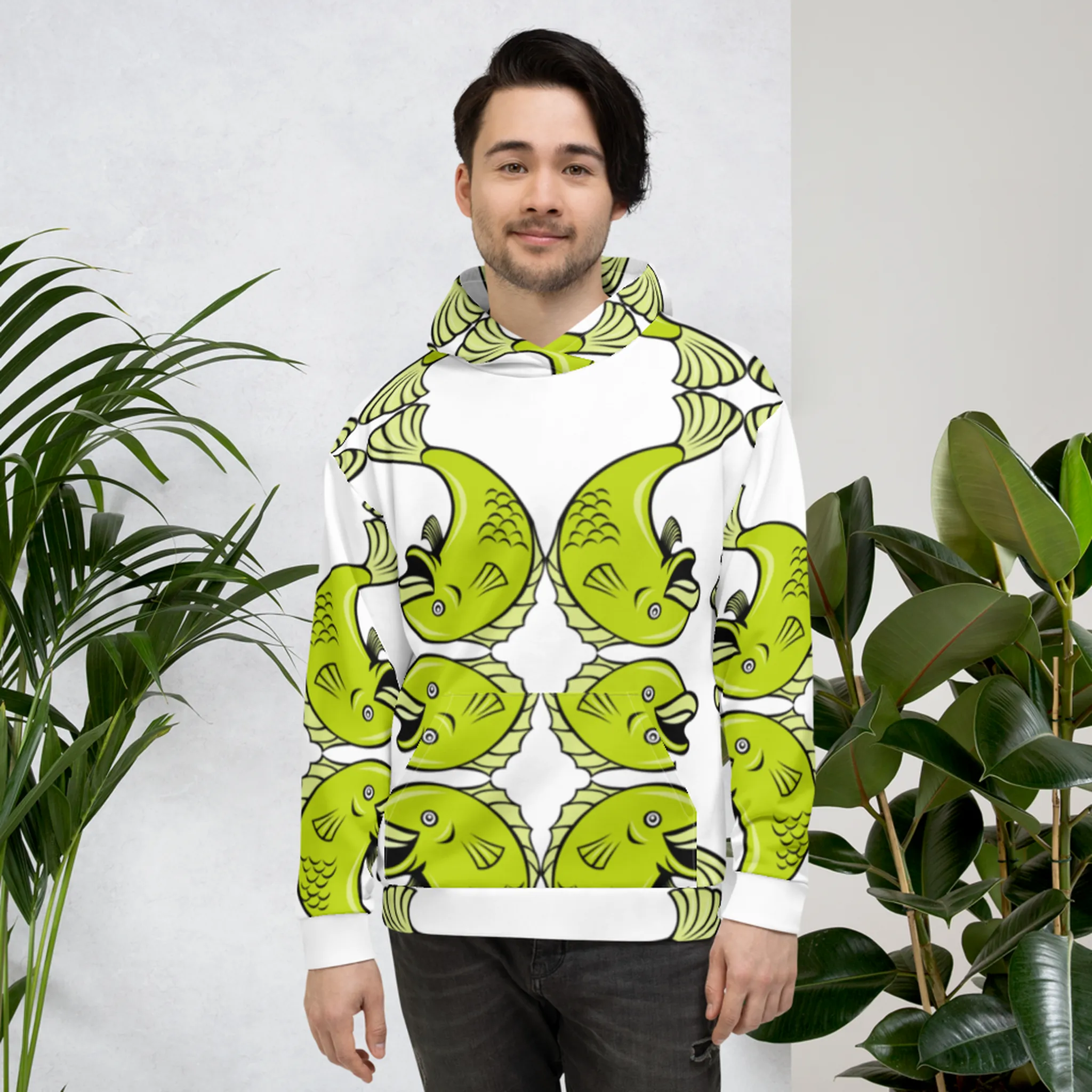 Recursia Fish V Men's Hoodie