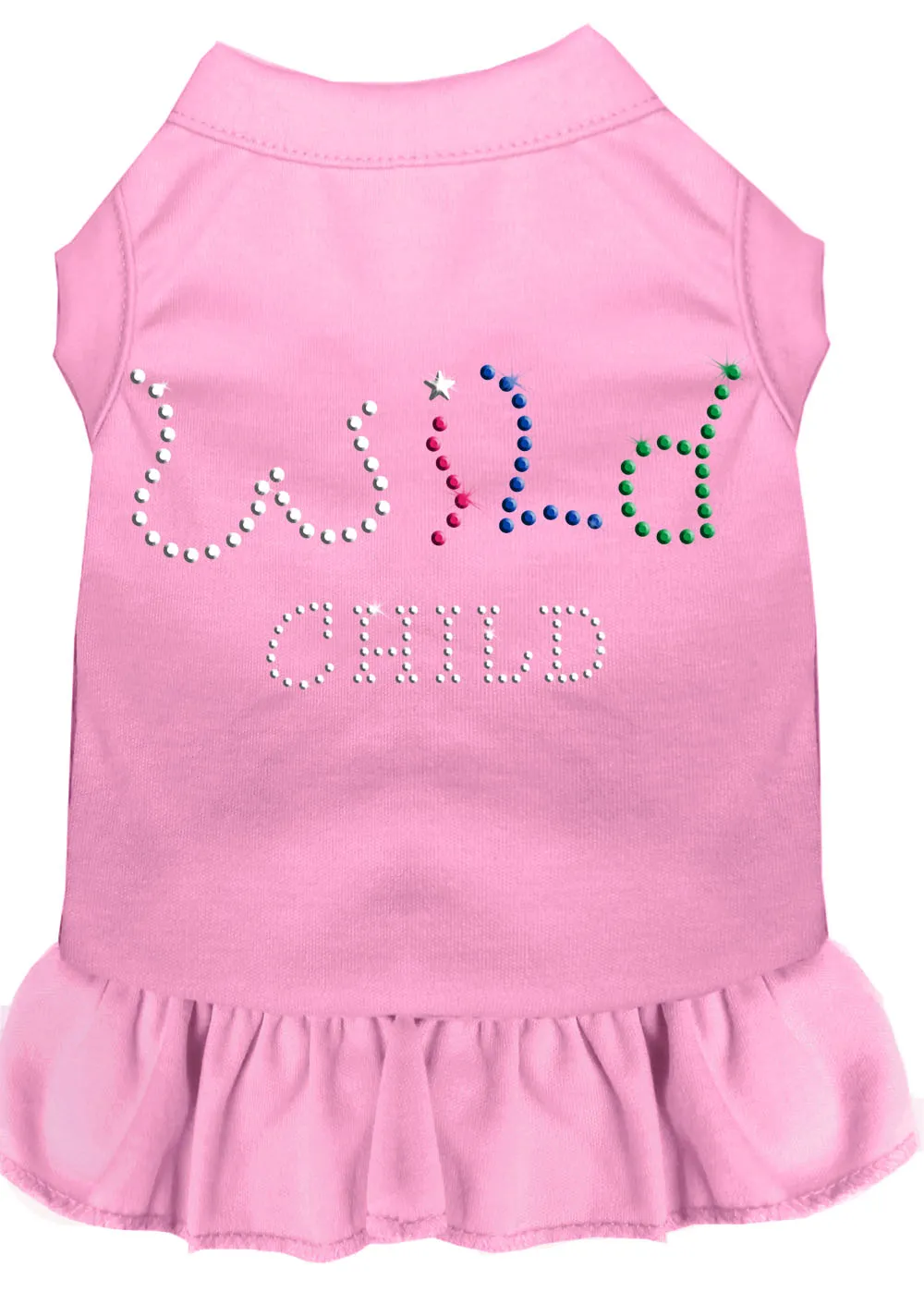 Rhinestone Wild Child Dress Light Pink Xxl