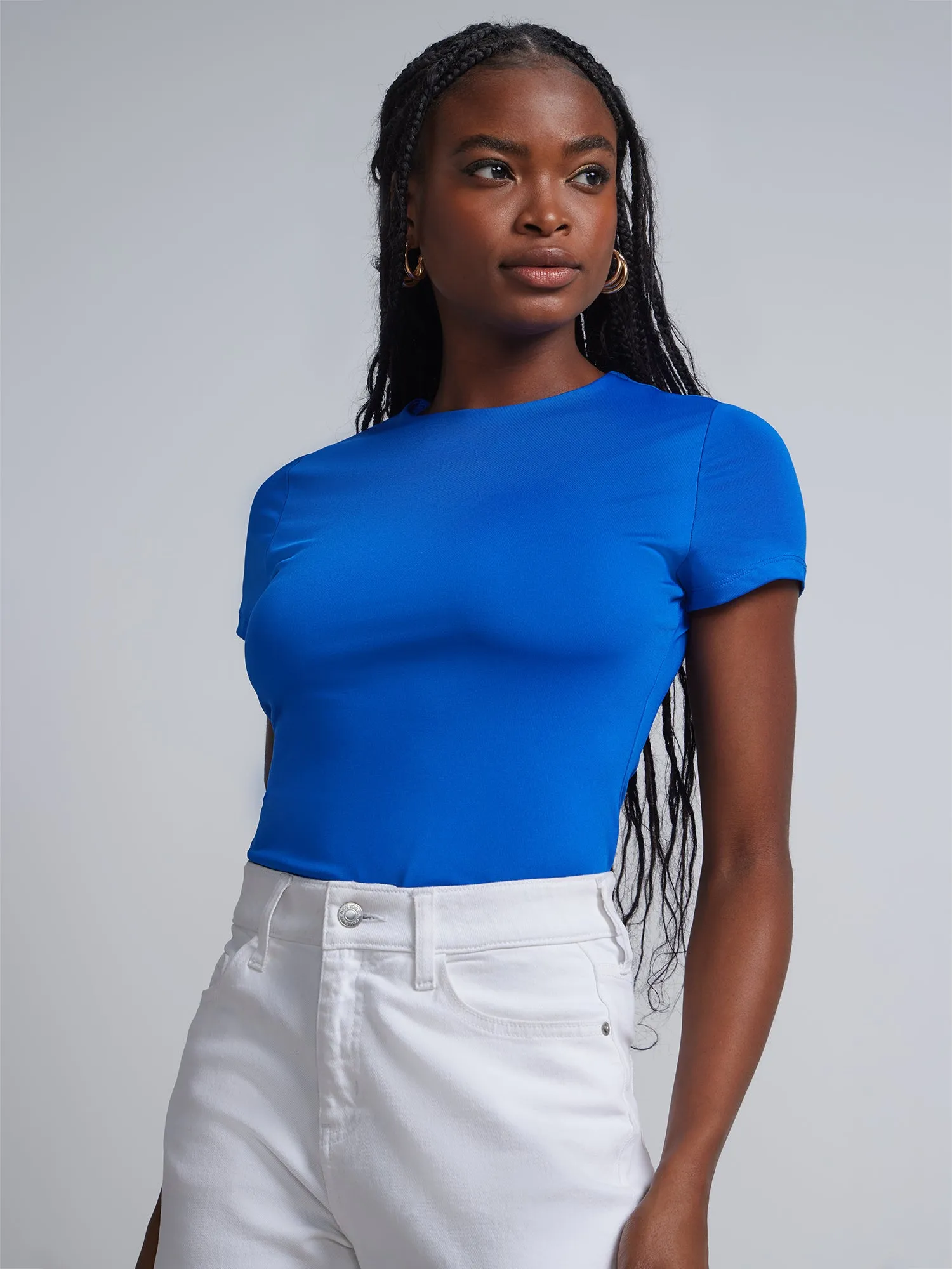 Short-Sleeve Crewneck Tee - Contour Knits