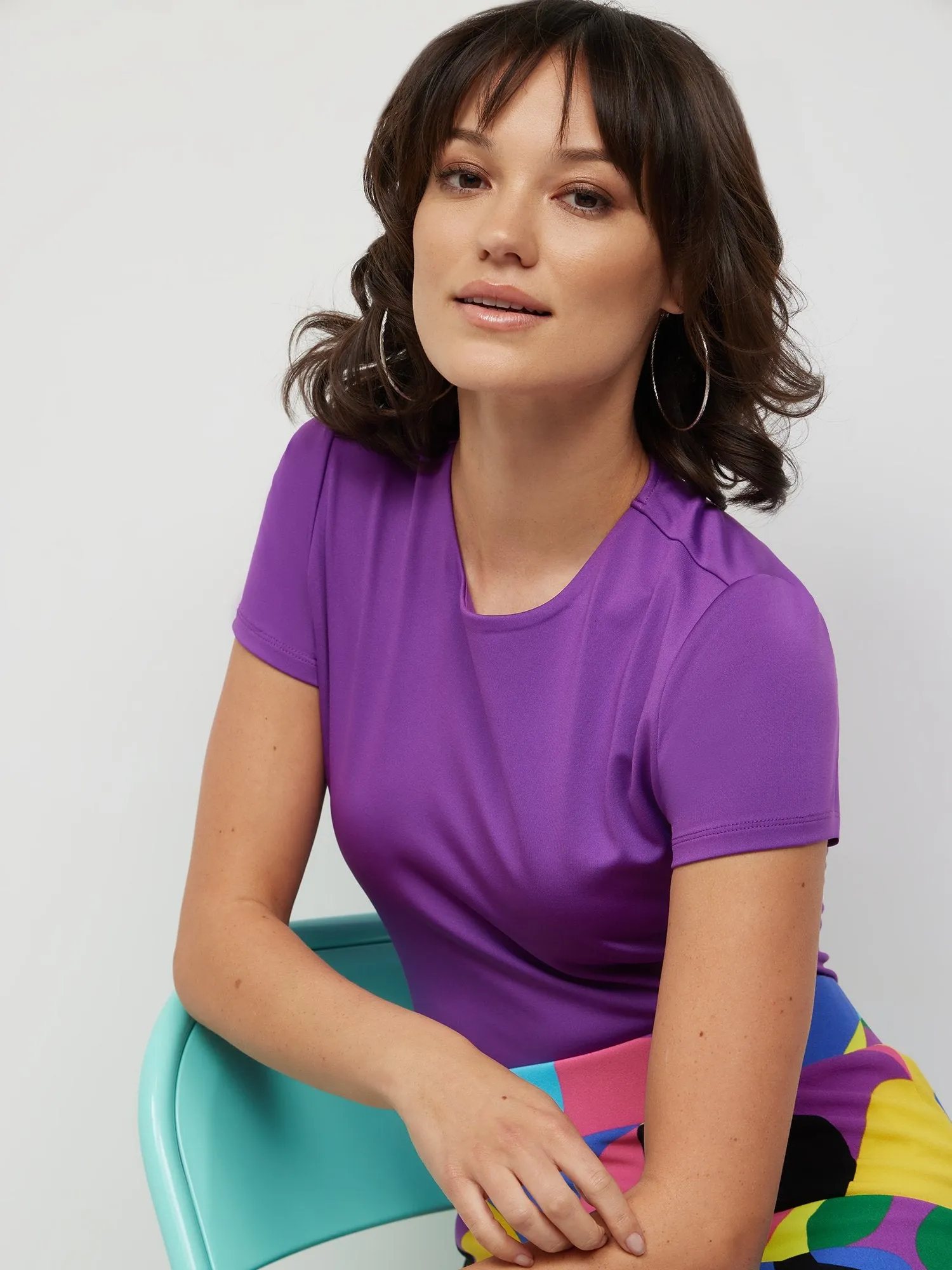Short-Sleeve Crewneck Tee - Contour Knits