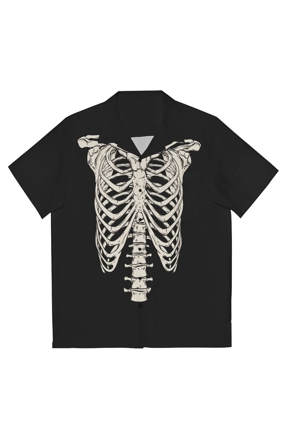 Skelly Button Down Shirt by The Oblong Box Shop - Size S