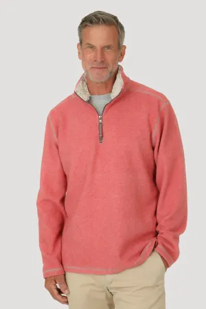 Soft Micro-Fleece 1/4 Zip Pullover - Spice