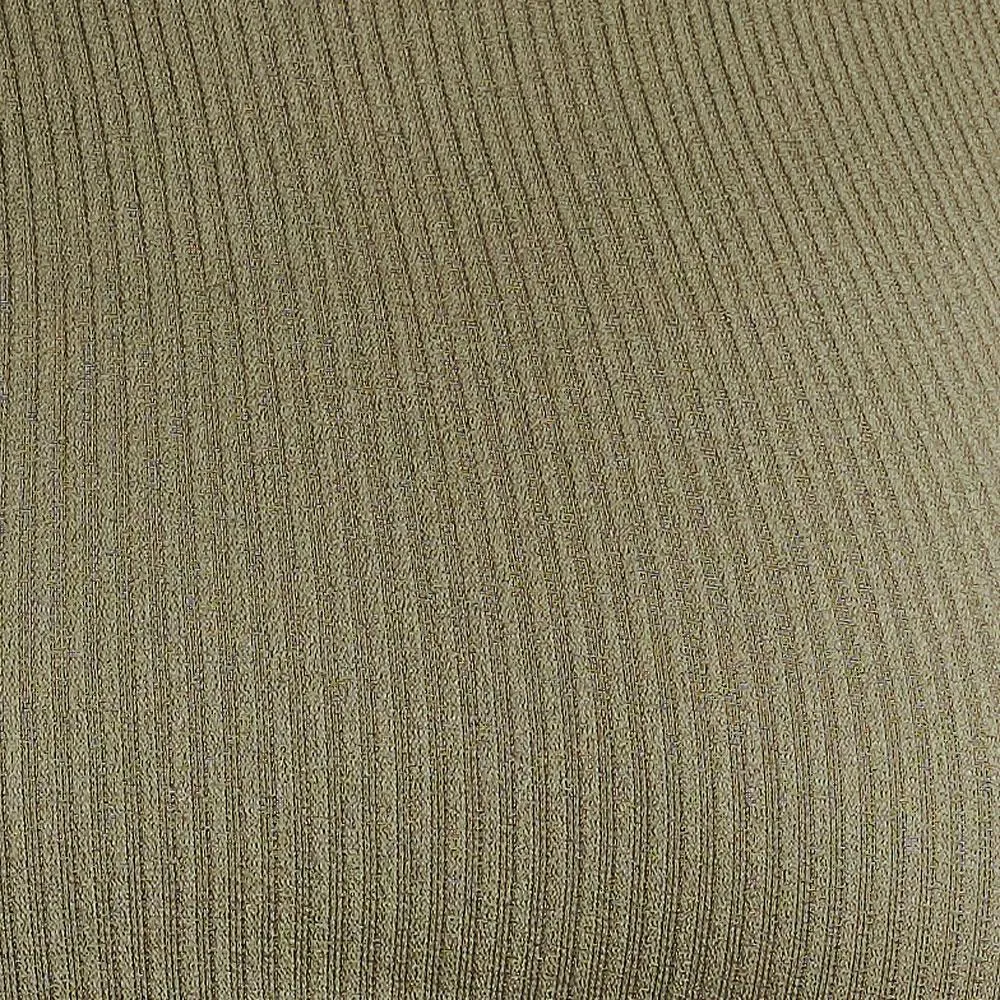 STRETCH RIB HIGH NECK BRA | SLATE GREEN