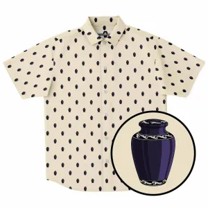 Subtle-Tee Dark Purple Urn on Papaya Whip
