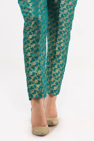Textured Jamawar Trouser