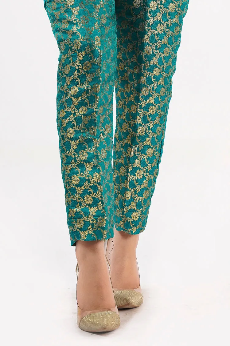 Textured Jamawar Trouser