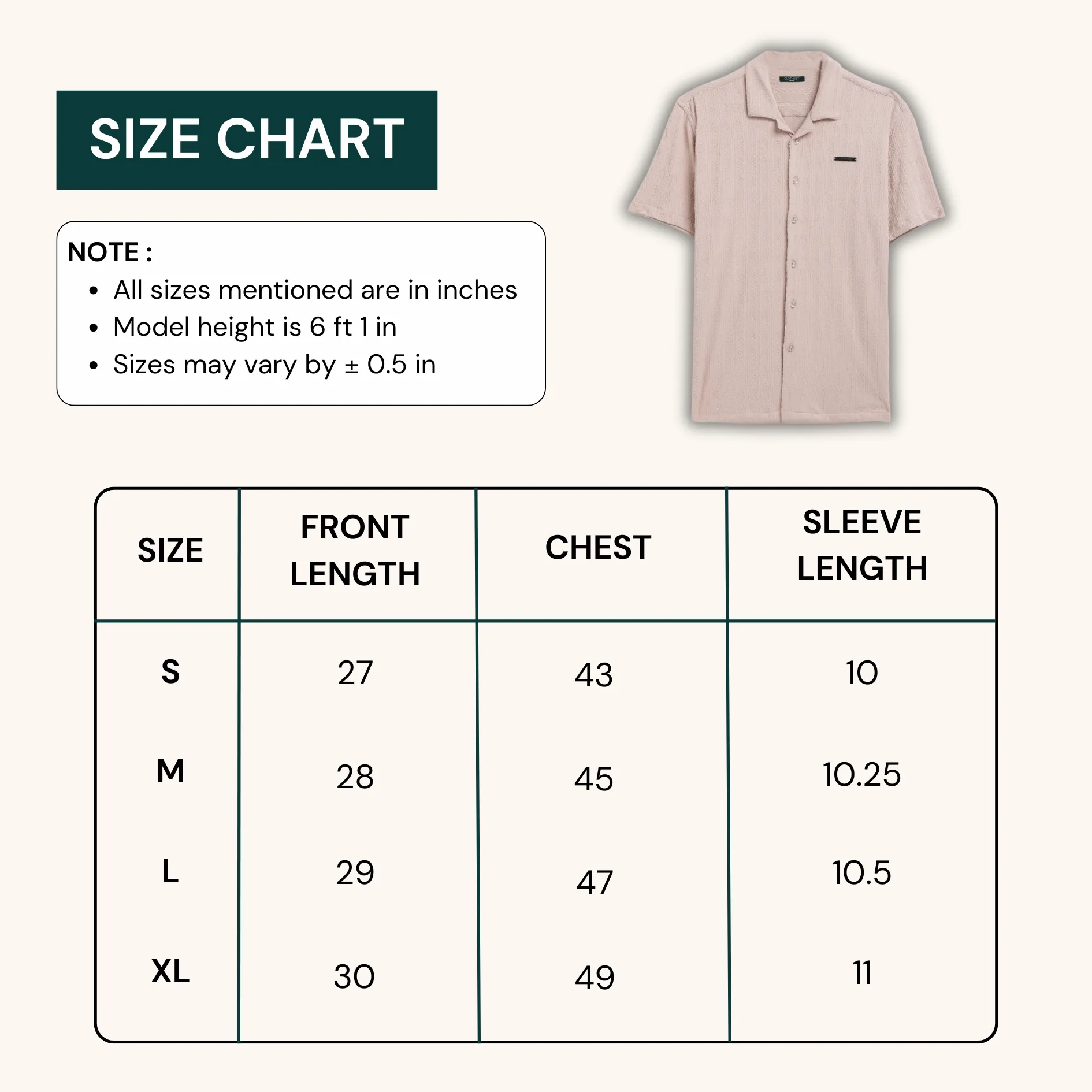 White Leaf Half Sleeve Shirt